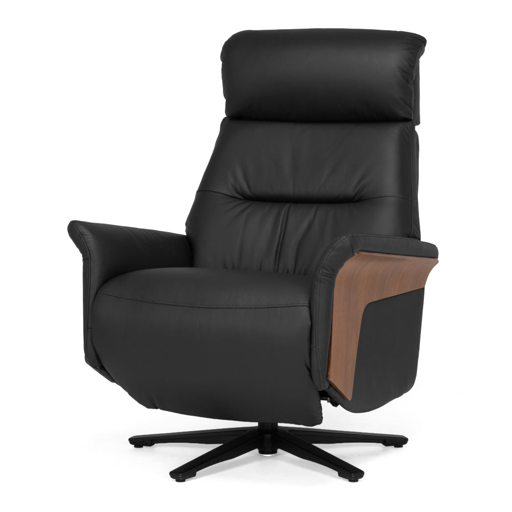 Oslo Recliner Black - MAXOSBLK