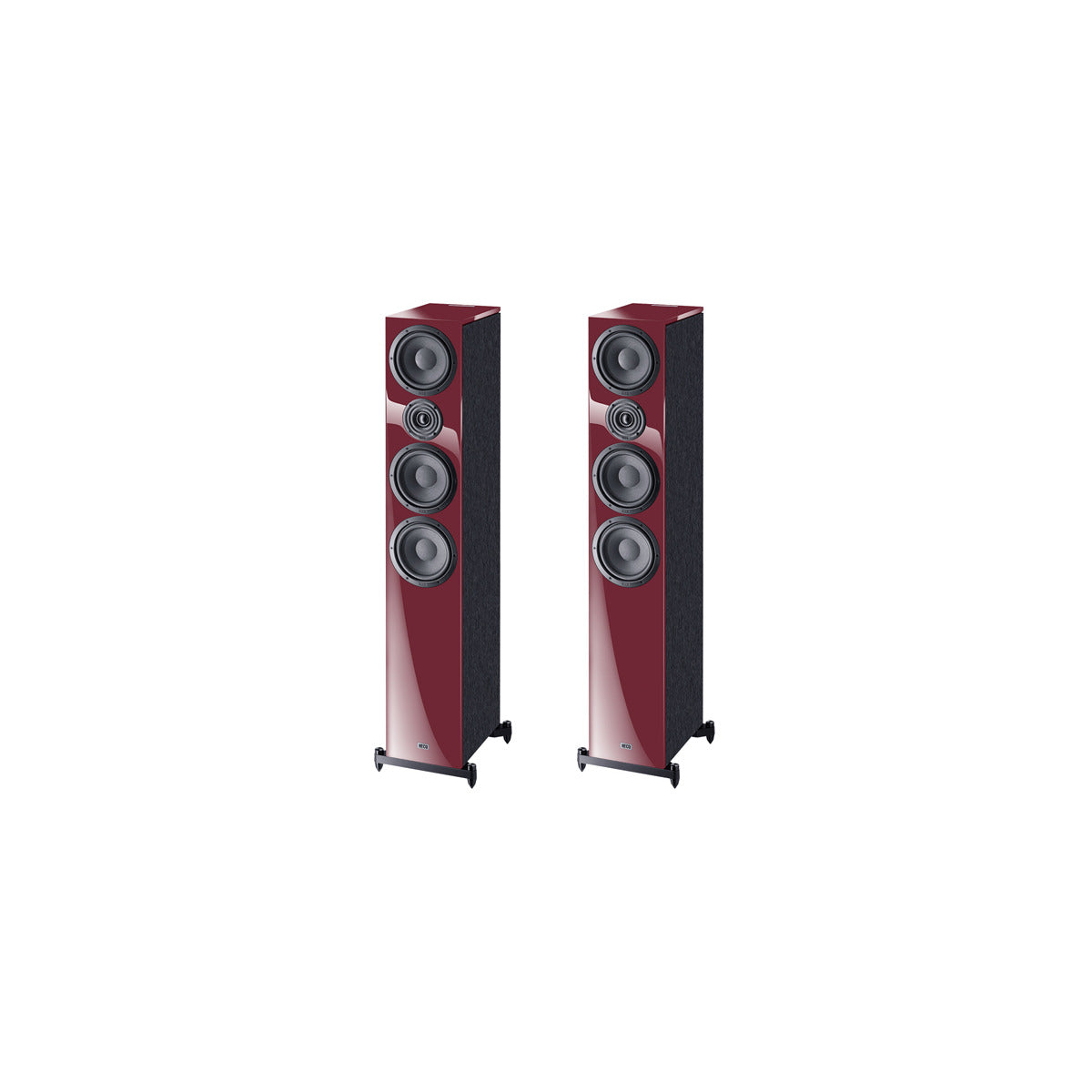 HECO AURORA 700 Freestanding Speakers (Pair) Red - AUR700CCR