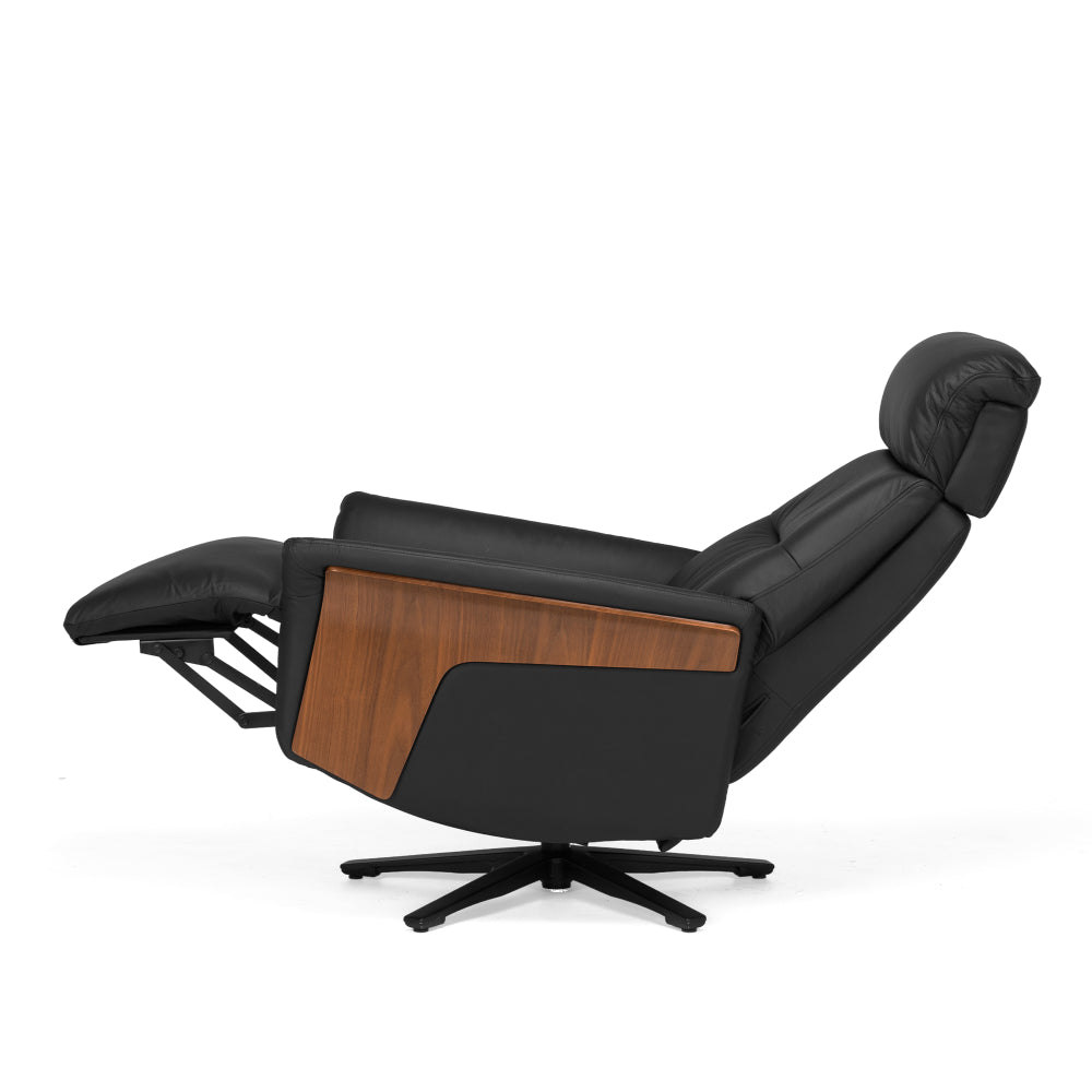 Oslo Recliner Black - MAXOSBLK
