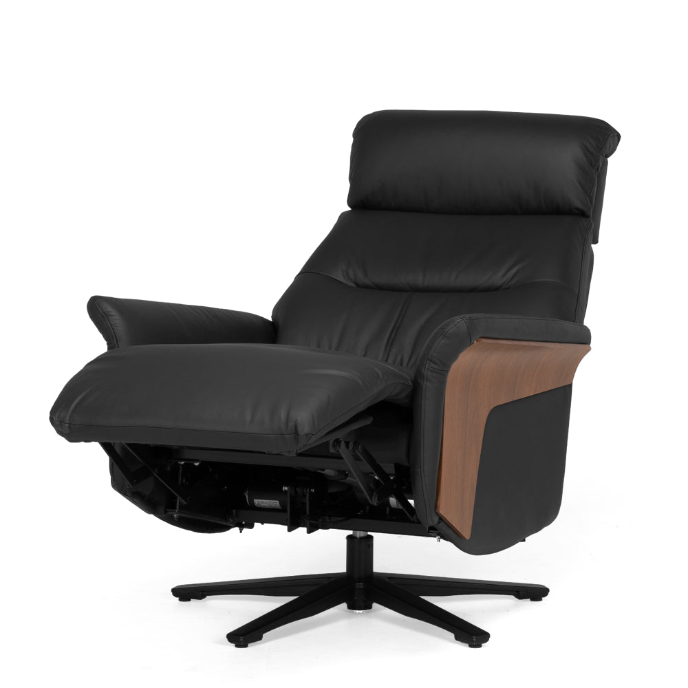 Oslo Recliner Black - MAXOSBLK
