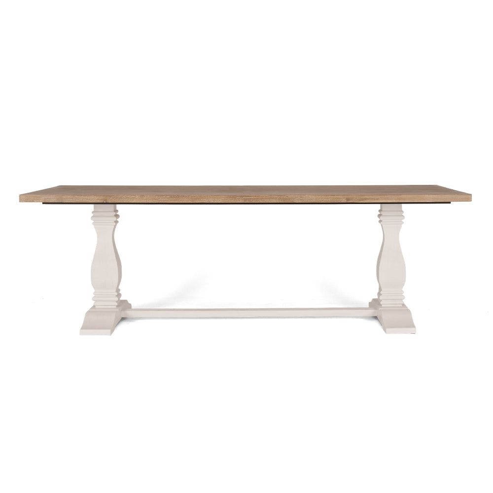 Parisian Dining Table 240 (double pedestal)