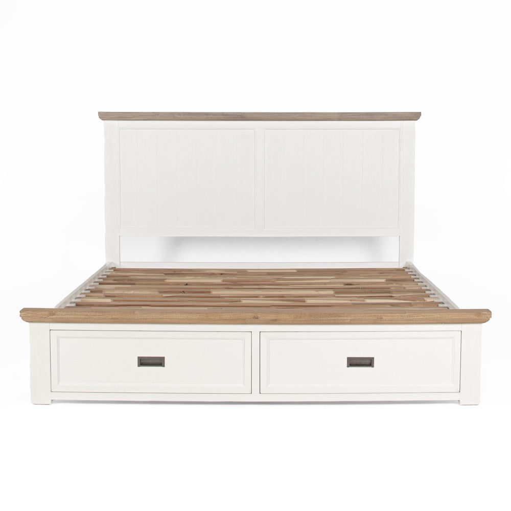 Parisian NZ King Bed w/Drawers