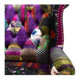 Patchwork Wingback Armchair - MEIPATCHA2199