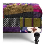 Patchwork Storage Ottoman - MEIPATOTTO